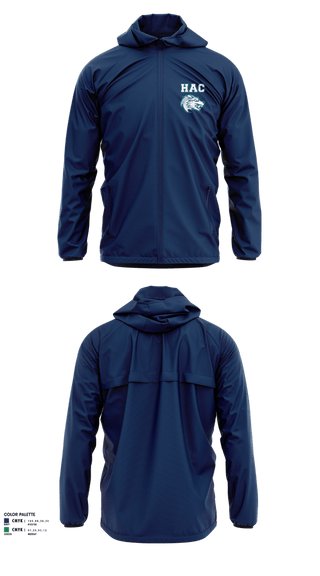 Windbreaker, HAC WOLVES, Baseball, Teamtime, Team time, sublimation, custom sports apparel, team uniforms, spirit wear, spiritwear, sports uniforms, custom shirts, team store, custom team store, fundraiser sports, apparel fundraiser