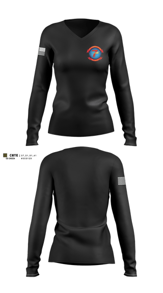 Womens Long Sleeve Vneck Shirt, 7th Communication Battalion, Marines, Teamtime, Team time, sublimation, custom sports apparel, team uniforms, spirit wear, spiritwear, sports uniforms, custom shirts, team store, custom team store, fundraiser sports, apparel fundraiser