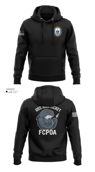USS NANTUCKET LCS 27 Hoodie - 5