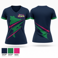 Frenzy 78392921 Women's Short Sleeve V-neck Shirt - 1