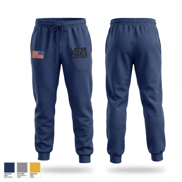 Sweatpants, LATTA POLICE DEPARTMENT, Police, Teamtime, Team time, sublimation, custom sports apparel, team uniforms, spirit wear, spiritwear, sports uniforms, custom shirts, team store, custom team store, fundraiser sports, apparel fundraiser