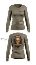377 Support Maintenance Company Women's Long Sleeve V-neck Shirt - 103