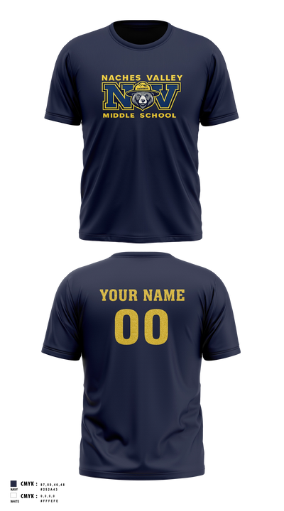 Naches Valley Ranger Basketball Short Sleeve Performance Shirt - 9