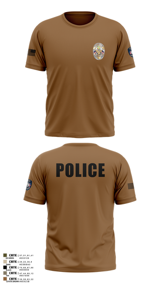 Short Sleeve Performance Shirt, Miami Police Department, , Teamtime, Team time, sublimation, custom sports apparel, team uniforms, spirit wear, spiritwear, sports uniforms, custom shirts, team store, custom team store, fundraiser sports, apparel fundraiser