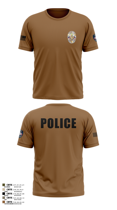 Miami Police Department 44557573 Short Sleeve Performance Shirt - 7