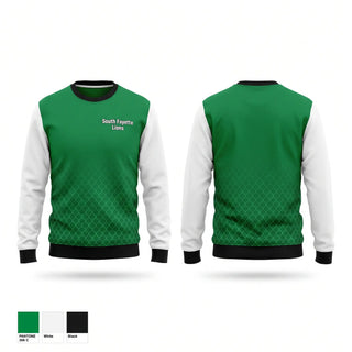 Crew Neck Sweatshirt, South Fayette Lions, Baseball, Teamtime, Team time, sublimation, custom sports apparel, team uniforms, spirit wear, spiritwear, sports uniforms, custom shirts, team store, custom team store, fundraiser sports, apparel fundraiser