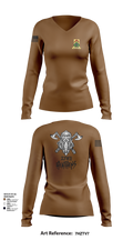 3/278 ACR 4472846 Women's Long Sleeve V-neck Shirt - 101