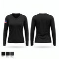 medcor Women's Long Sleeve V-neck Shirt - 1