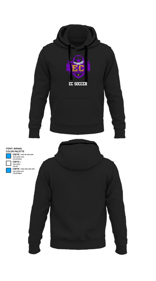 Hoodie, EC Soccer, Women's Soccer, Teamtime, Team time, sublimation, custom sports apparel, team uniforms, spirit wear, spiritwear, sports uniforms, custom shirts, team store, custom team store, fundraiser sports, apparel fundraiser