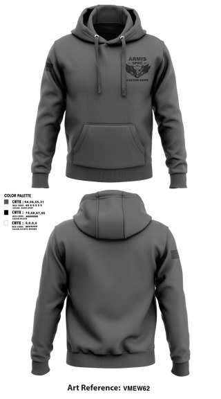 Hoodie, JFHQ ARMIS, National Guard, Teamtime, Team time, sublimation, custom sports apparel, team uniforms, spirit wear, spiritwear, sports uniforms, custom shirts, team store, custom team store, fundraiser sports, apparel fundraiser