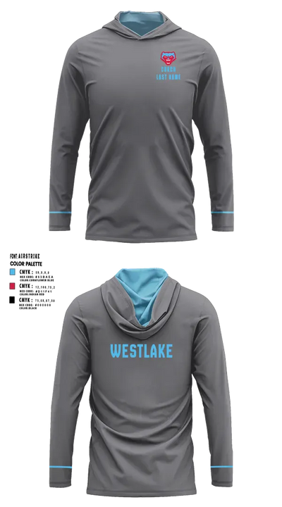 Shadow Ridge MS Staff 18120130 Long Sleeve Performance Shirt with hood - 21