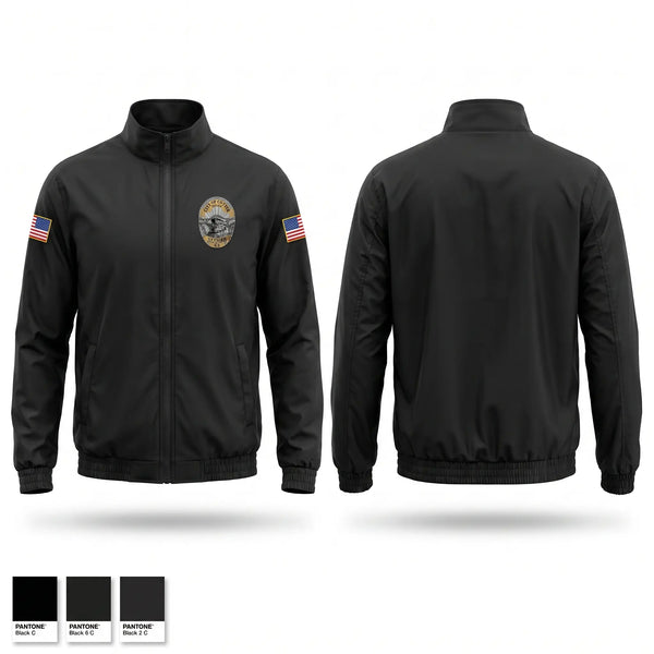Windbreaker, Cotter Police Department, Police, Teamtime, Team time, sublimation, custom sports apparel, team uniforms, spirit wear, spiritwear, sports uniforms, custom shirts, team store, custom team store, fundraiser sports, apparel fundraiser