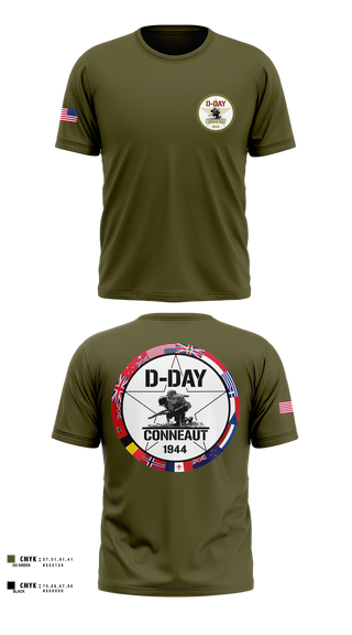 Old School Cotton Feel Shirt, D-Day Ohio, Inc, , Teamtime, Team time, sublimation, custom sports apparel, team uniforms, spirit wear, spiritwear, sports uniforms, custom shirts, team store, custom team store, fundraiser sports, apparel fundraiser