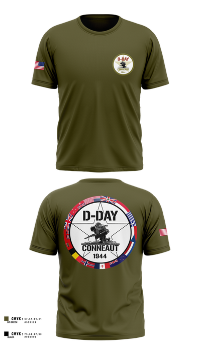 D-Day Ohio, Inc Old School Cotton Feel Shirt - 2