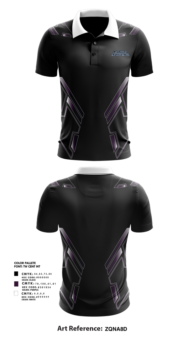 Short Sleeve Performance Polo, Wranglers VBC, Women's Volleyball, Teamtime, Team time, sublimation, custom sports apparel, team uniforms, spirit wear, spiritwear, sports uniforms, custom shirts, team store, custom team store, fundraiser sports, apparel fundraiser