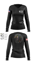 Major Theft Task Force Women's Long Sleeve V-neck Shirt - 105