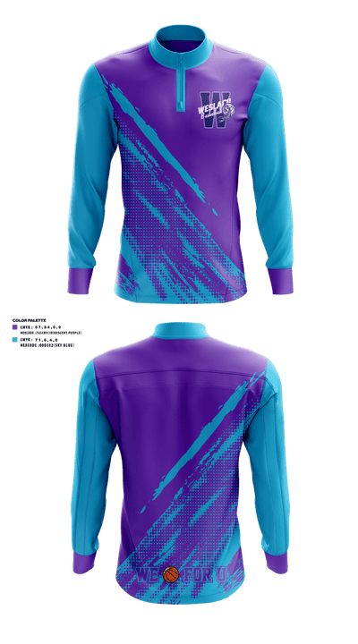 Weslaco Scorpions 41640937 Quarter Zip Jacket - 2