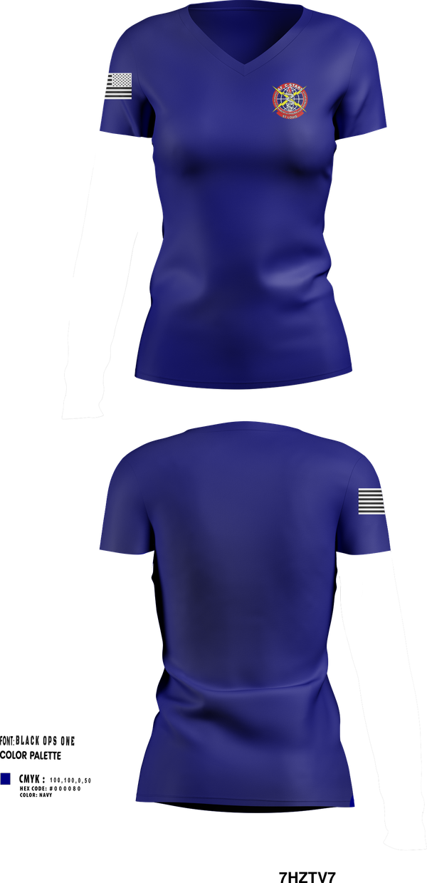 Womens Short Sleeve Vneck Shirt, C-STARS, , Teamtime, Team time, sublimation, custom sports apparel, team uniforms, spirit wear, spiritwear, sports uniforms, custom shirts, team store, custom team store, fundraiser sports, apparel fundraiser