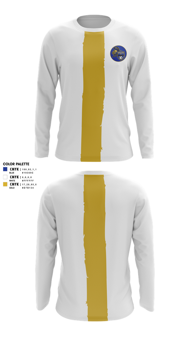 Long Sleeve Performance Shirt, Gholson F.C., Men's Soccer, Teamtime, Team time, sublimation, custom sports apparel, team uniforms, spirit wear, spiritwear, sports uniforms, custom shirts, team store, custom team store, fundraiser sports, apparel fundraiser