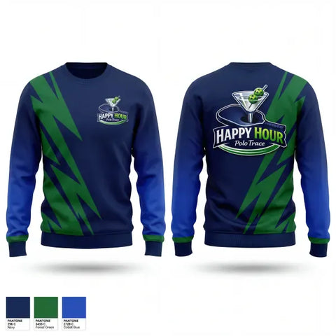 Crew Neck Sweatshirt, PoloTrace, , Teamtime, Team time, sublimation, custom sports apparel, team uniforms, spirit wear, spiritwear, sports uniforms, custom shirts, team store, custom team store, fundraiser sports, apparel fundraiser
