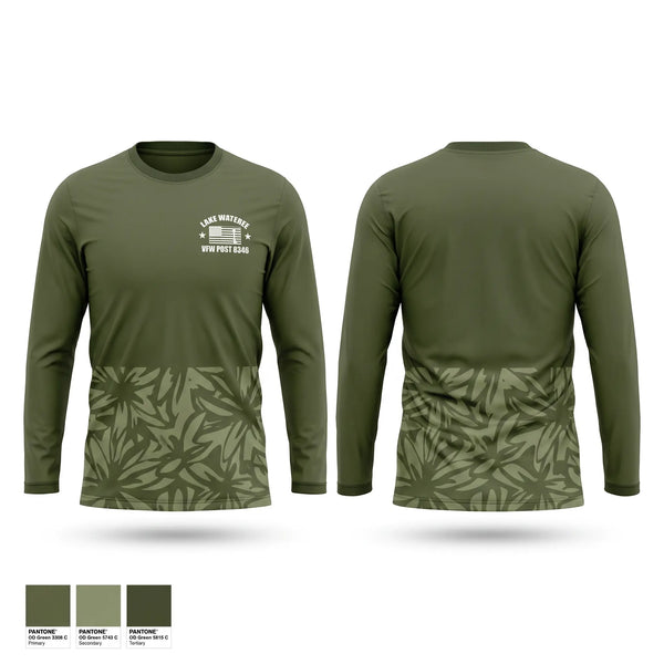 Long Sleeve Performance Shirt, VFW Post 8346, , Teamtime, Team time, sublimation, custom sports apparel, team uniforms, spirit wear, spiritwear, sports uniforms, custom shirts, team store, custom team store, fundraiser sports, apparel fundraiser