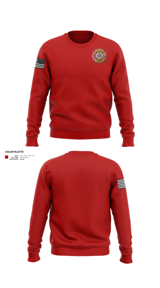 Crew Neck Sweatshirt, Cherrydale Volunteer Fire Department, , Teamtime, Team time, sublimation, custom sports apparel, team uniforms, spirit wear, spiritwear, sports uniforms, custom shirts, team store, custom team store, fundraiser sports, apparel fundraiser