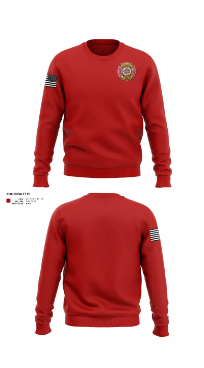 Cherrydale Volunteer Fire Department 44534080 Crew Neck Sweatshirt - 23