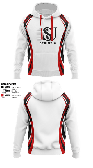 Hoodie, Sprint U, Track & Field, Teamtime, Team time, sublimation, custom sports apparel, team uniforms, spirit wear, spiritwear, sports uniforms, custom shirts, team store, custom team store, fundraiser sports, apparel fundraiser