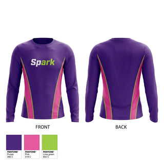 Long Sleeve Performance Shirt, Spark, Softball, Teamtime, Team time, sublimation, custom sports apparel, team uniforms, spirit wear, spiritwear, sports uniforms, custom shirts, team store, custom team store, fundraiser sports, apparel fundraiser