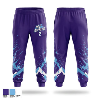 Sweatpants, WV Supreme, Men's Basketball, Teamtime, Team time, sublimation, custom sports apparel, team uniforms, spirit wear, spiritwear, sports uniforms, custom shirts, team store, custom team store, fundraiser sports, apparel fundraiser