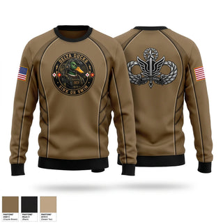 Crew Neck Sweatshirt, 112th SIG BN (SO)(A), Army, Teamtime, Team time, sublimation, custom sports apparel, team uniforms, spirit wear, spiritwear, sports uniforms, custom shirts, team store, custom team store, fundraiser sports, apparel fundraiser