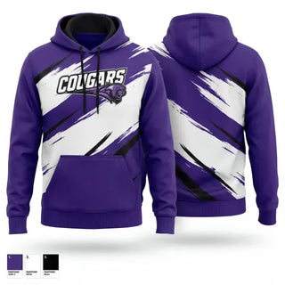 Hoodie, Cougars, Men's Basketball, Teamtime, Team time, sublimation, custom sports apparel, team uniforms, spirit wear, spiritwear, sports uniforms, custom shirts, team store, custom team store, fundraiser sports, apparel fundraiser