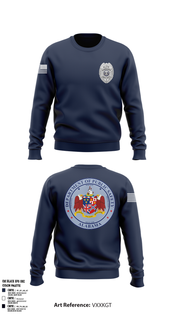 Crew Neck Sweatshirt, ELITE GUARDIANS, Police, Teamtime, Team time, sublimation, custom sports apparel, team uniforms, spirit wear, spiritwear, sports uniforms, custom shirts, team store, custom team store, fundraiser sports, apparel fundraiser