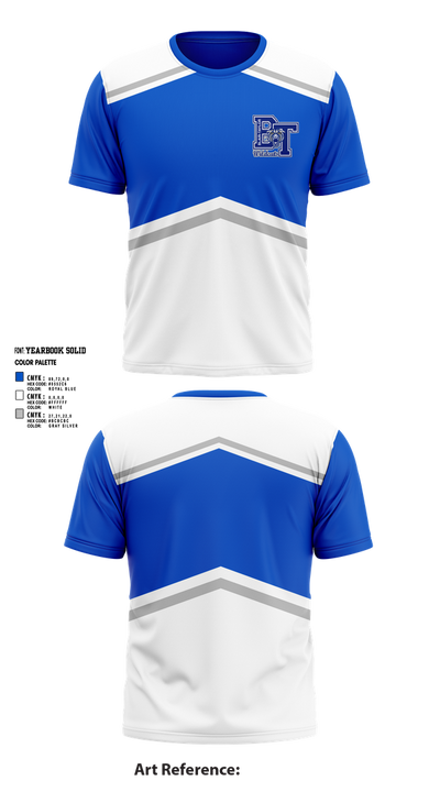 Blair-Taylor High School Cheer 31522337 Short Sleeve Performance Shirt - 1