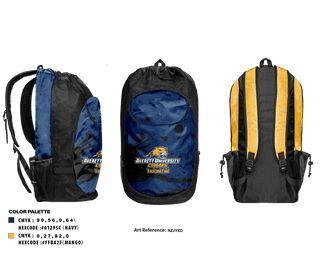 Gear Bag, Averett University Track & Field, Track & Field, Teamtime, Team time, sublimation, custom sports apparel, team uniforms, spirit wear, spiritwear, sports uniforms, custom shirts, team store, custom team store, fundraiser sports, apparel fundraiser
