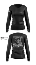 B/3-43 41325172 Women's Long Sleeve V-neck Shirt - 4