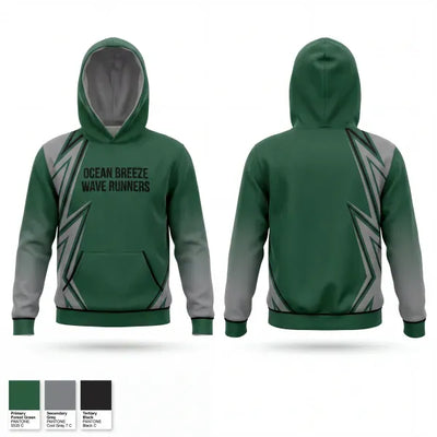 Ocean Breeze Wave Runners 62388964 Hoodie - 2