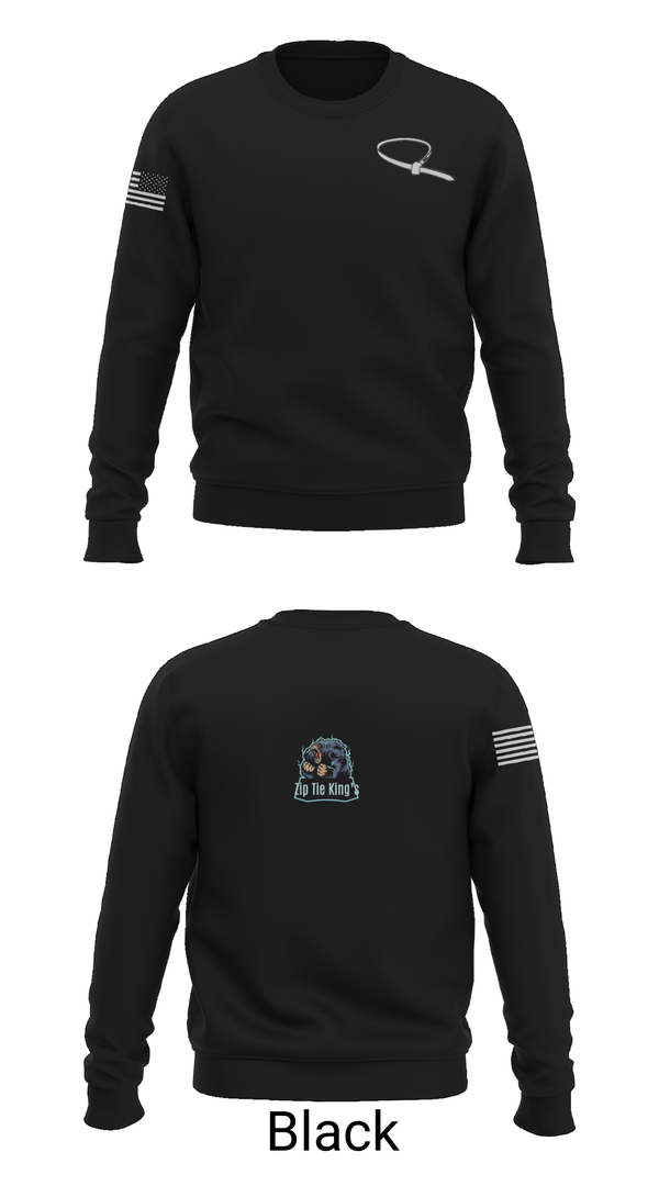 Crew Neck Sweatshirt, Zip Tie King’s, , Teamtime, Team time, sublimation, custom sports apparel, team uniforms, spirit wear, spiritwear, sports uniforms, custom shirts, team store, custom team store, fundraiser sports, apparel fundraiser