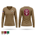 MEDDAC Women's Long Sleeve V-neck Shirt - 1