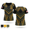 USBP 1342 Women's Short Sleeve V-neck Shirt - 1