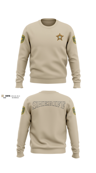 Crew Neck Sweatshirt, Lincoln County Sheriffs office, Police, Teamtime, Team time, sublimation, custom sports apparel, team uniforms, spirit wear, spiritwear, sports uniforms, custom shirts, team store, custom team store, fundraiser sports, apparel fundraiser
