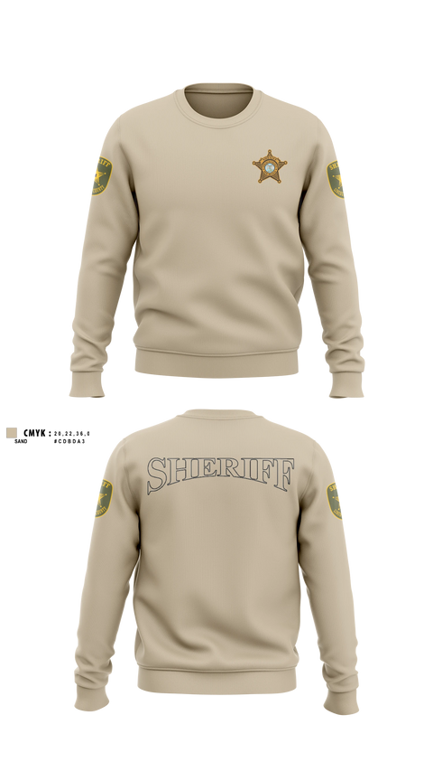 Crew Neck Sweatshirt, Lincoln County Sheriffs office, Police, Teamtime, Team time, sublimation, custom sports apparel, team uniforms, spirit wear, spiritwear, sports uniforms, custom shirts, team store, custom team store, fundraiser sports, apparel fundraiser