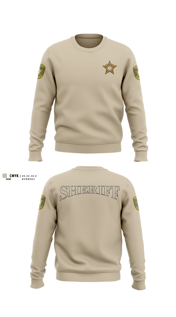 Crew Neck Sweatshirt, Lincoln County Sheriffs office, Police, Teamtime, Team time, sublimation, custom sports apparel, team uniforms, spirit wear, spiritwear, sports uniforms, custom shirts, team store, custom team store, fundraiser sports, apparel fundraiser
