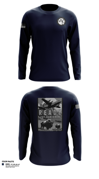 Long Sleeve Performance Shirt, 153rd R&R, Air Force, Teamtime, Team time, sublimation, custom sports apparel, team uniforms, spirit wear, spiritwear, sports uniforms, custom shirts, team store, custom team store, fundraiser sports, apparel fundraiser