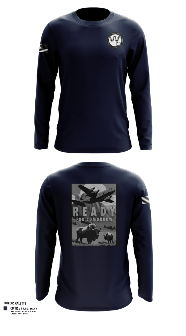 Long Sleeve Performance Shirt, 153rd R&R, Air Force, Teamtime, Team time, sublimation, custom sports apparel, team uniforms, spirit wear, spiritwear, sports uniforms, custom shirts, team store, custom team store, fundraiser sports, apparel fundraiser