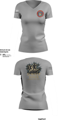 Sussex County Paramedics 80974460 Women's Short Sleeve V-neck Shirt - 200