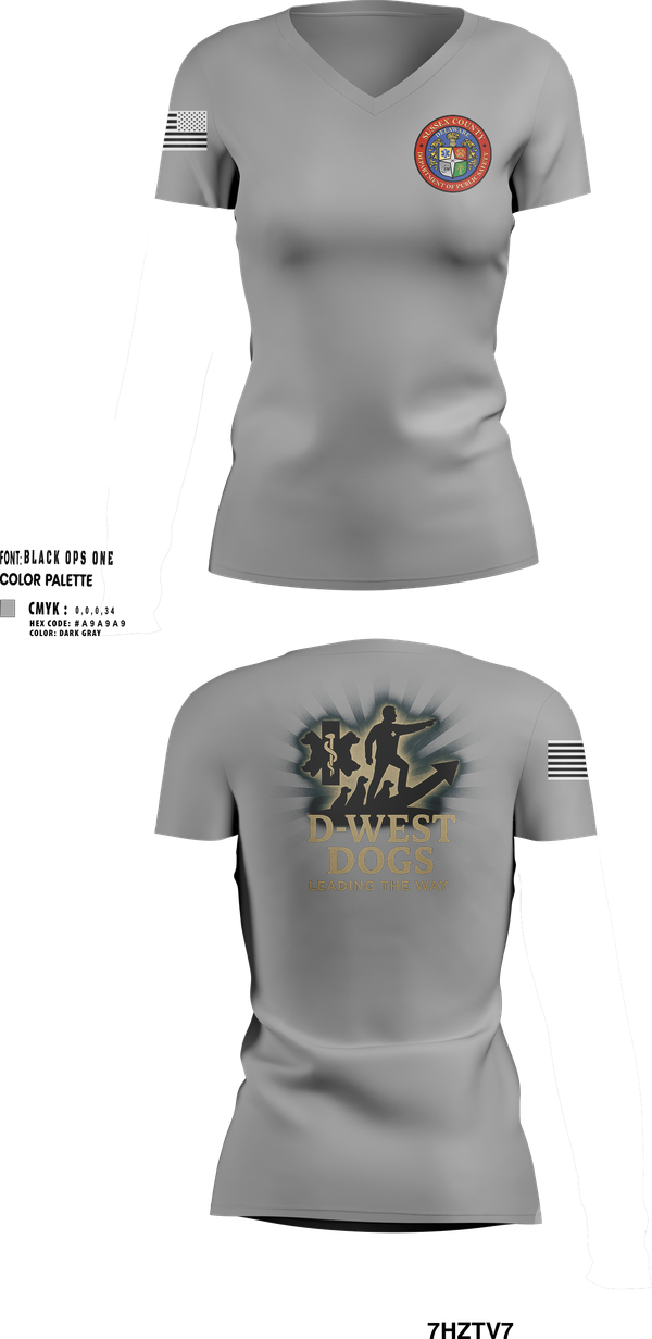 Womens Short Sleeve Vneck Shirt, Sussex County Paramedics, , Teamtime, Team time, sublimation, custom sports apparel, team uniforms, spirit wear, spiritwear, sports uniforms, custom shirts, team store, custom team store, fundraiser sports, apparel fundraiser