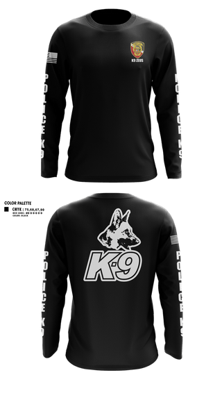 Long Sleeve Performance Shirt, Anniston Police Department, Police, Teamtime, Team time, sublimation, custom sports apparel, team uniforms, spirit wear, spiritwear, sports uniforms, custom shirts, team store, custom team store, fundraiser sports, apparel fundraiser