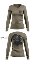 861 Women's Long Sleeve V-neck Shirt - 3