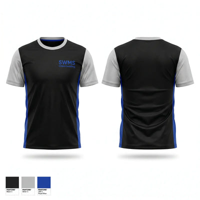 SWMS cheerleading 2238450 Soft Poly Tee Cotton Like Feel - 1